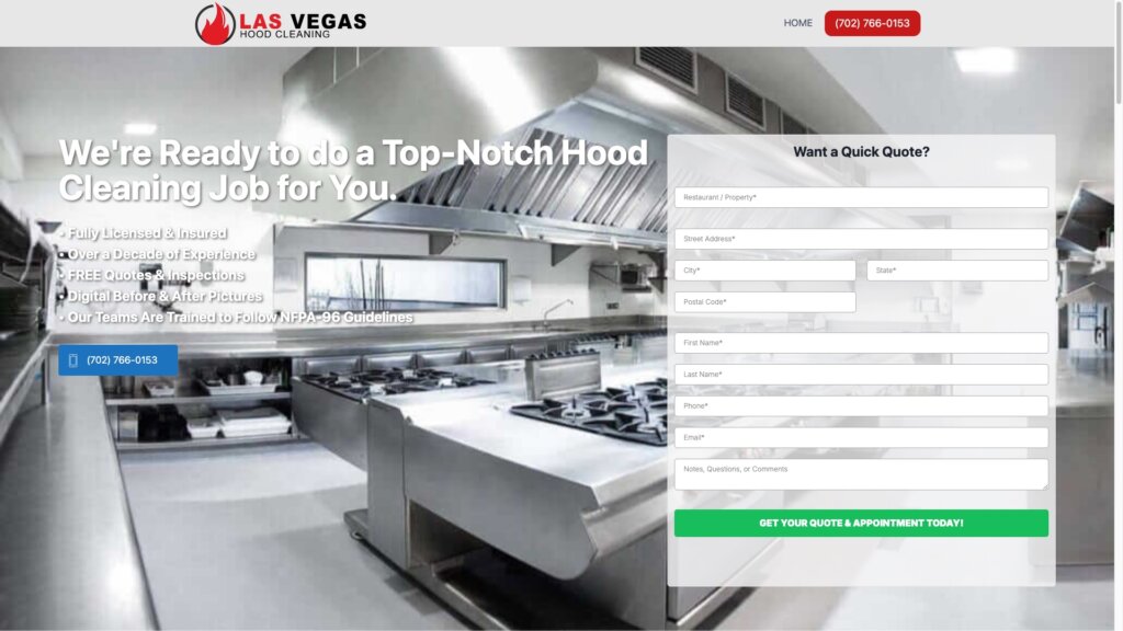 Las Vegas Hood Cleaning