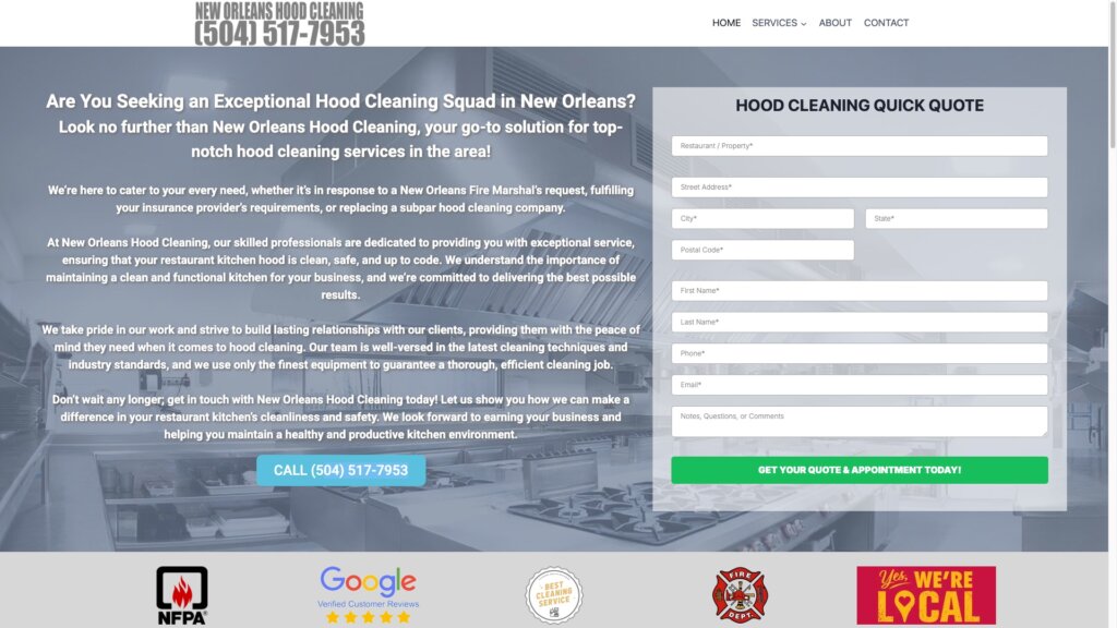 New Orleans Hood Cleaning
