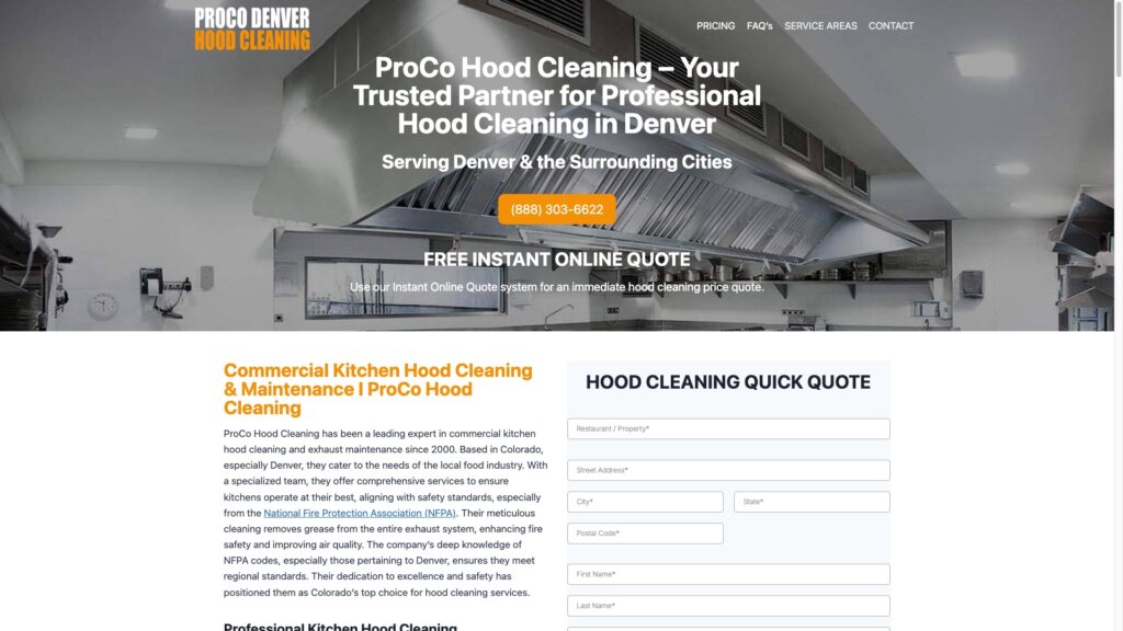 ProCo Hood Cleaning
