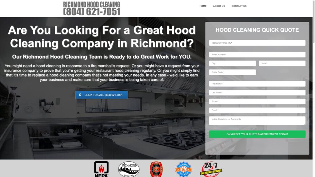 Richmond Hood Cleaning
