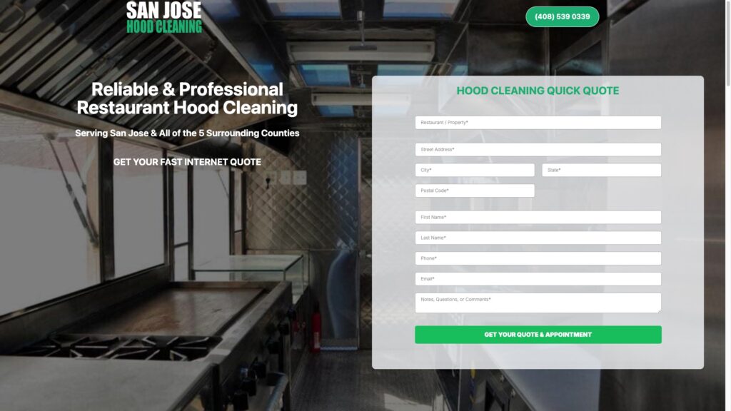 San Jose Hood Cleaning